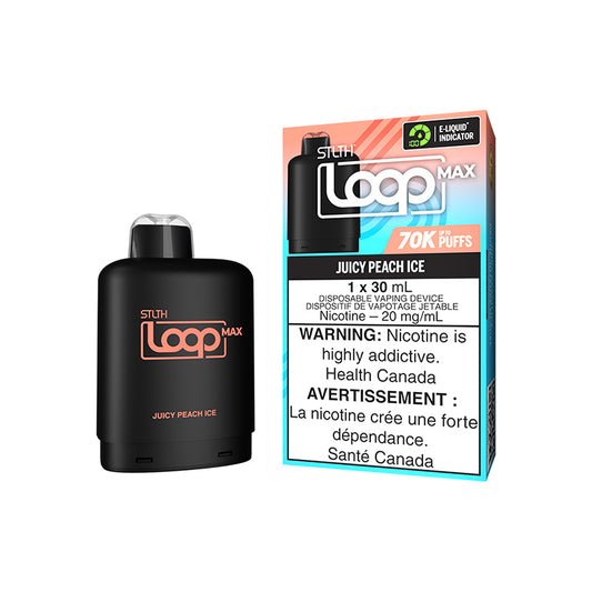 STLTH LOOP MAX POD- JUICY PEACH ICE