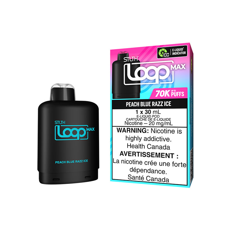 STLTH LOOP MAX POD- PEACH BLUE RAZZ ICE