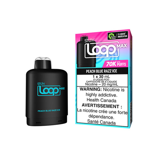 STLTH LOOP MAX POD- PEACH BLUE RAZZ ICE
