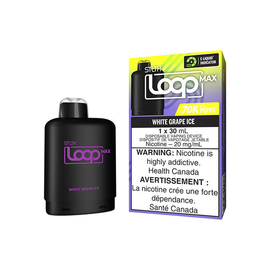 STLTH LOOP MAX POD- WHITE GRAPE ICE
