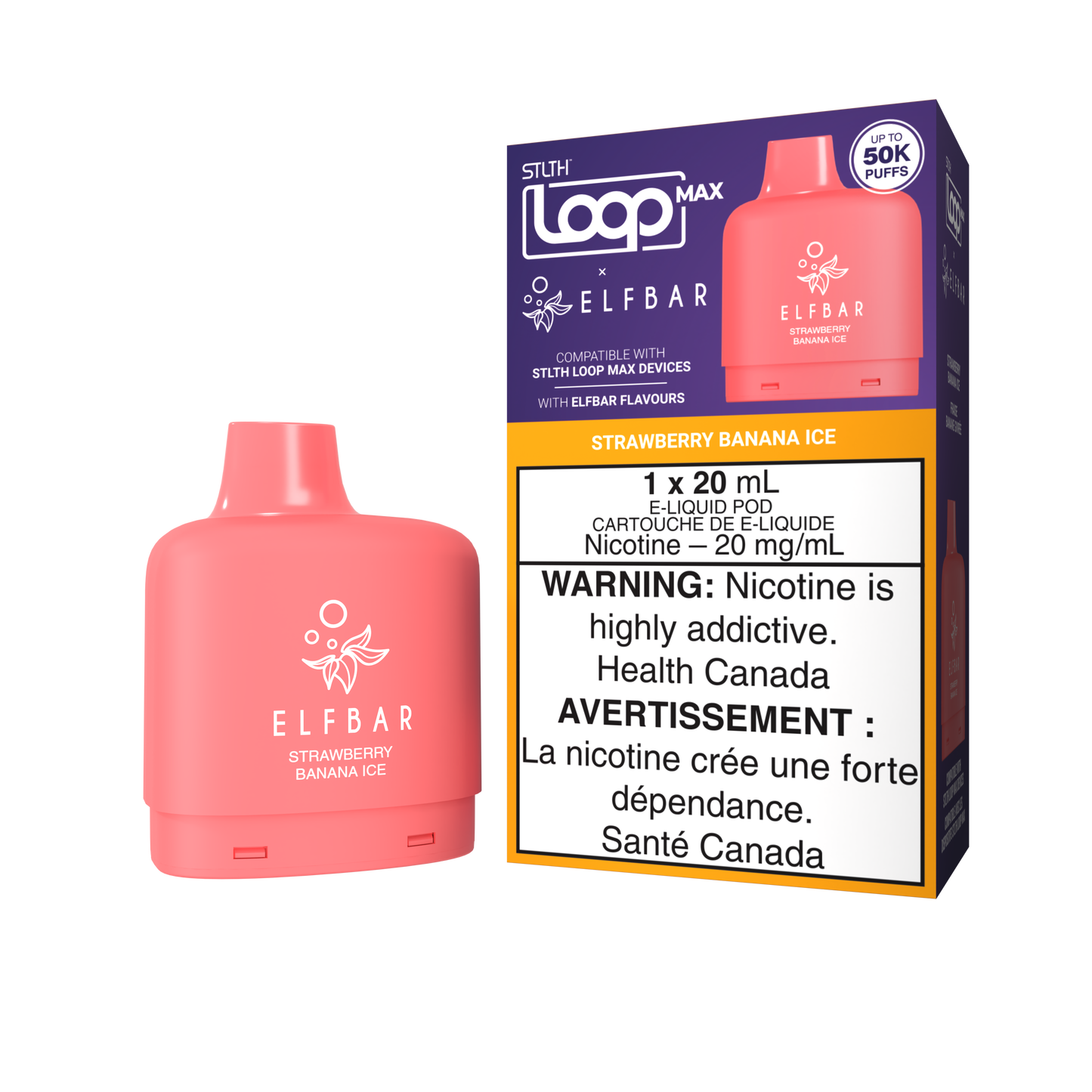 STLTH LOOP MAX X ELFBAR-STRAWBERRY BANANA ICE