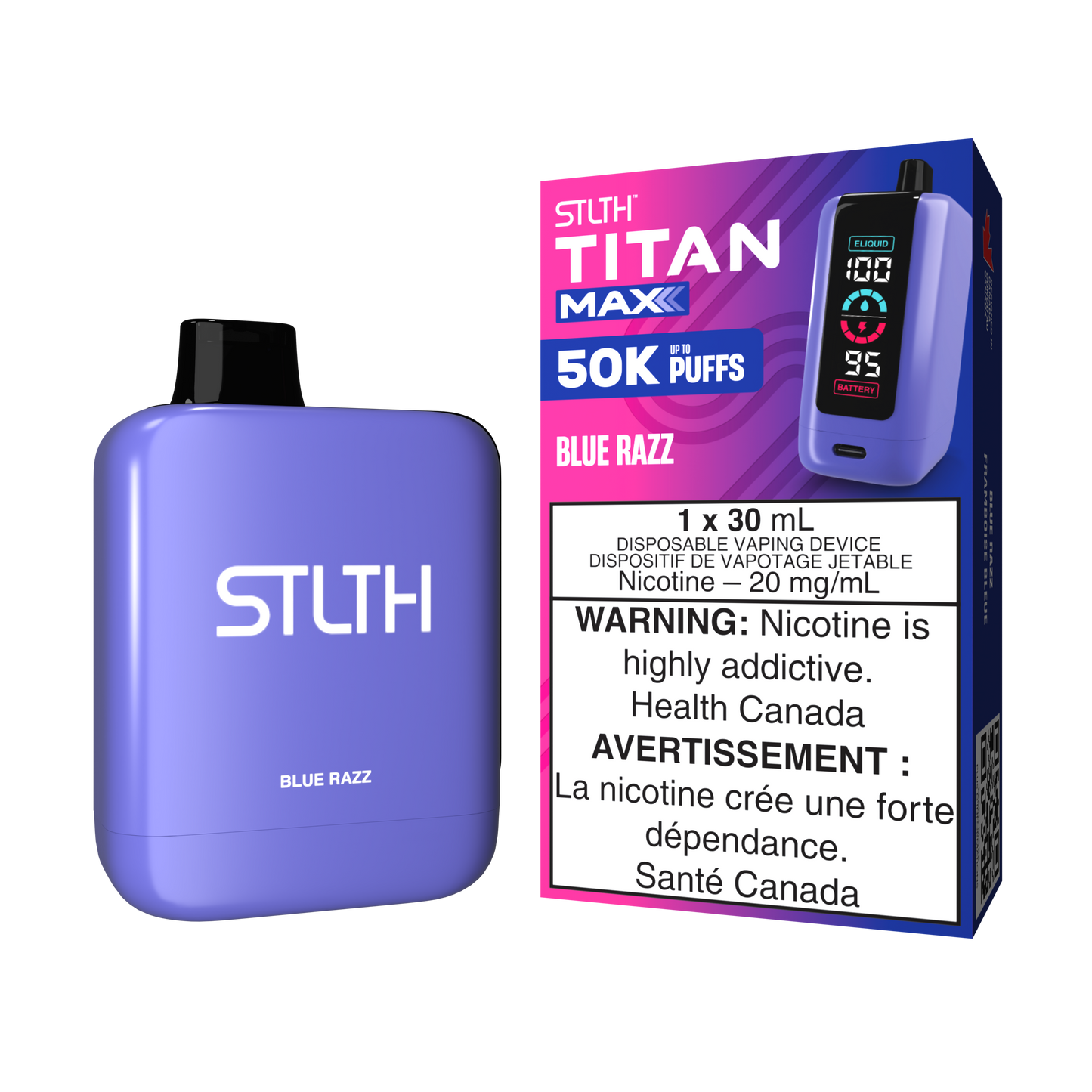 STLTH TITAN MAX - BLUE RAZZ