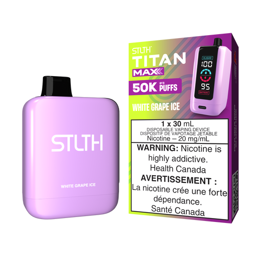 STLTH TITAN MAX - WHITE GRAPE ICE