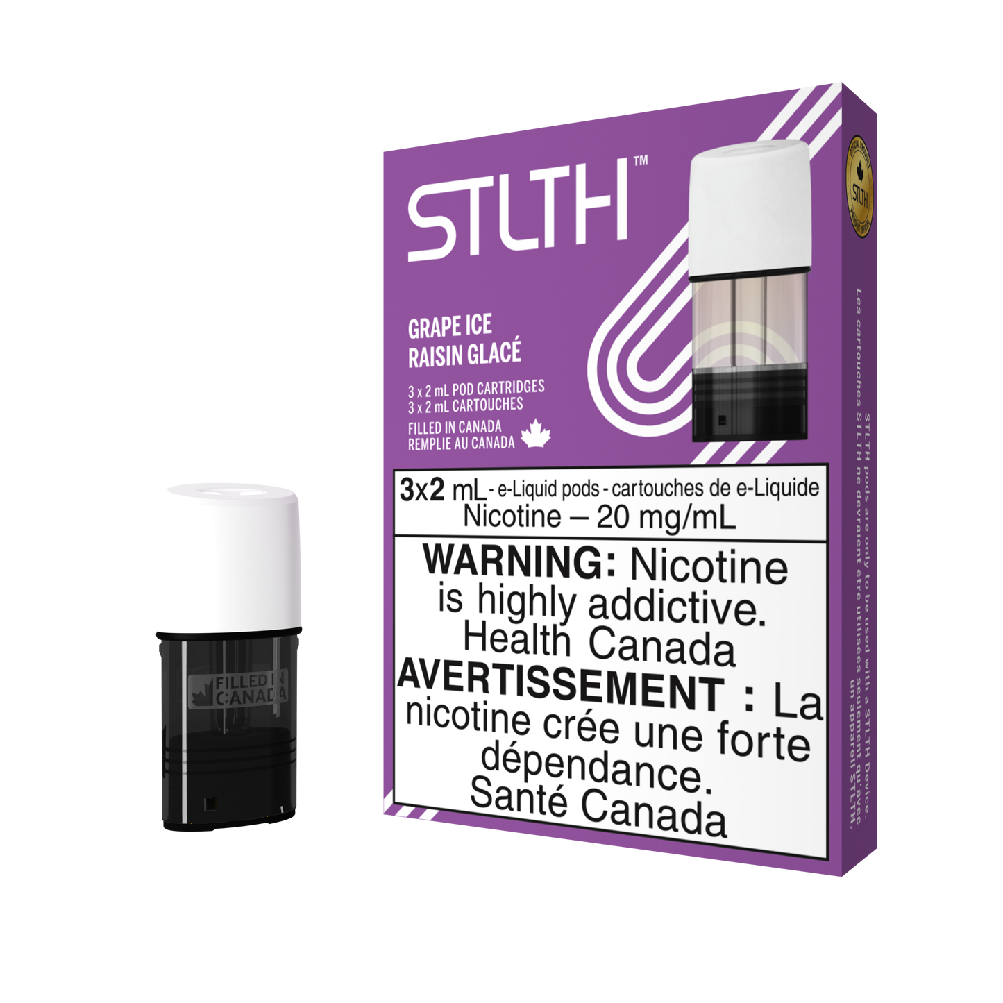 STLTH POD PACK GRAPE ICE (3 PACK)