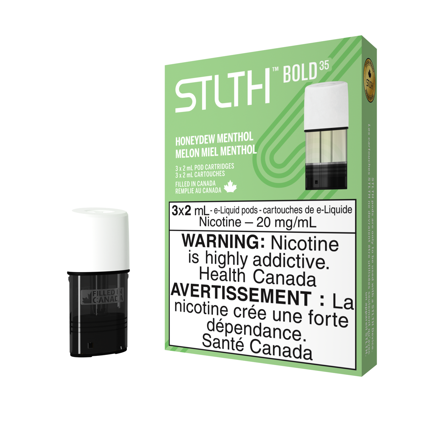 STLTH POD PACK HONEYDEW MENTHOL-BOLD 50