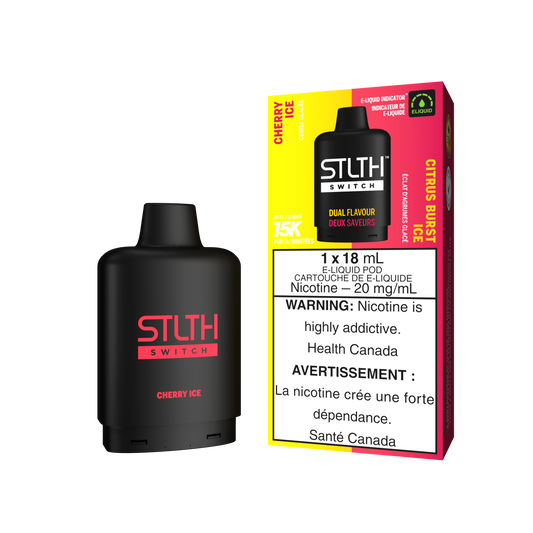 STLTH SWITCH POD- CHERRY ICE AND CITRUS BURST ICE