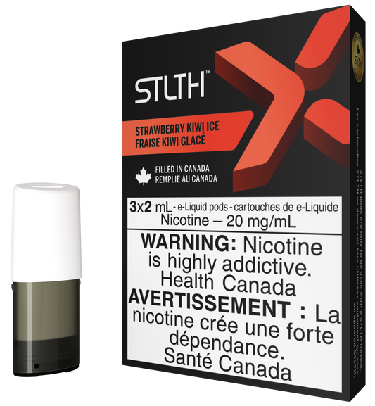 STLTH X POD PACK STRAWBERRY KIWI ICE (3 PACK)