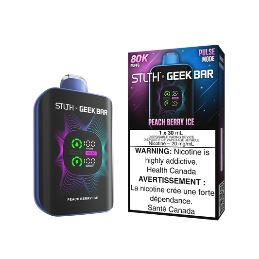 STLTH X GEEK BAR DISPOSABLE - PEACH BERRY ICE