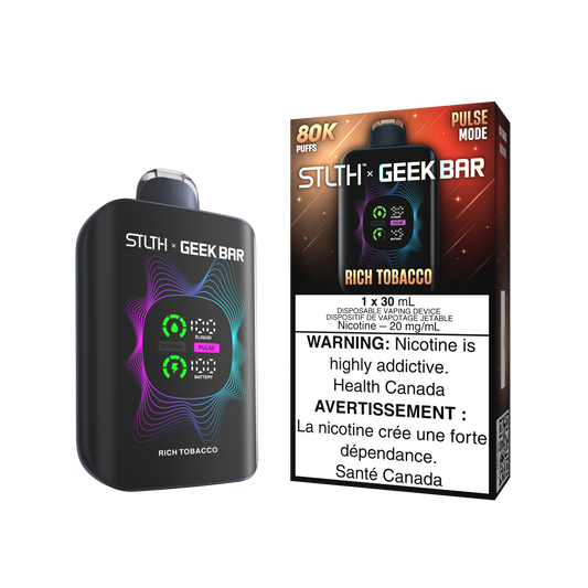STLTH X GEEK BAR DISPOSABLE - RICH TOBACCO
