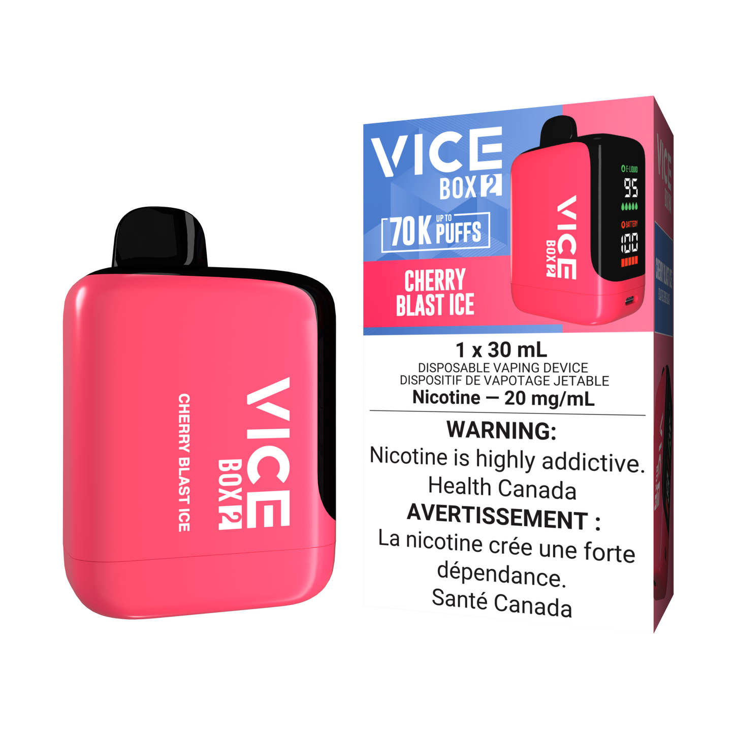 VICE 70K- CHERRY BLAST ICE