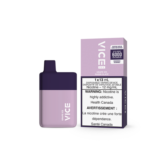 VICE 6000 DISPOSABLE-GRAPE ICE
