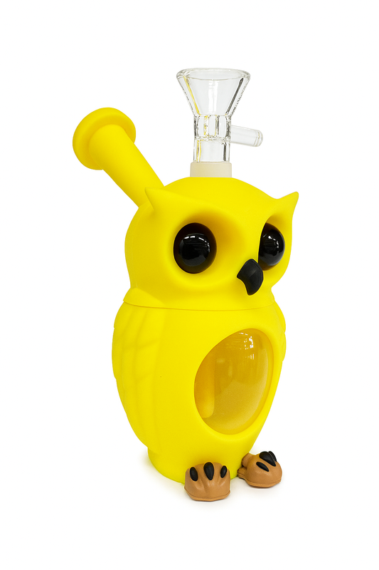 6'' Owl Silicone Bong