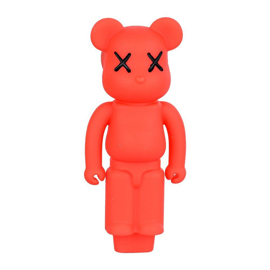 Silicone Violent bear hand pipe W/ glass bowl-Assorted