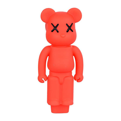 Silicone Violent bear hand pipe W/ glass bowl-Assorted