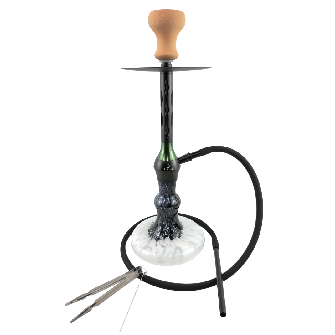 21" Mona Wide Bottom Ball Base Single Hose Hookah