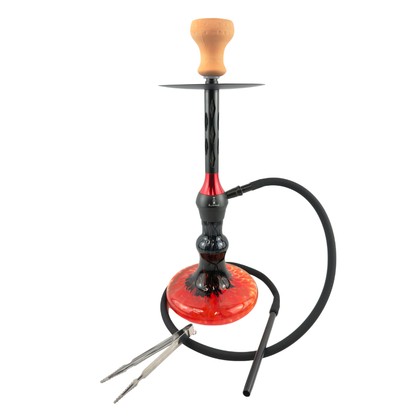 21" Mona Wide Bottom Ball Base Single Hose Hookah