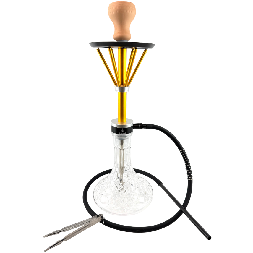 23" Mona Single Hose Tapered Wide Base Hookah