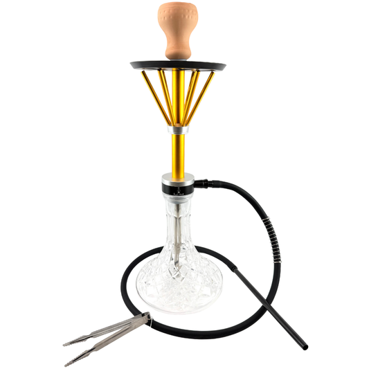 23" Mona Single Hose Tapered Wide Base Hookah