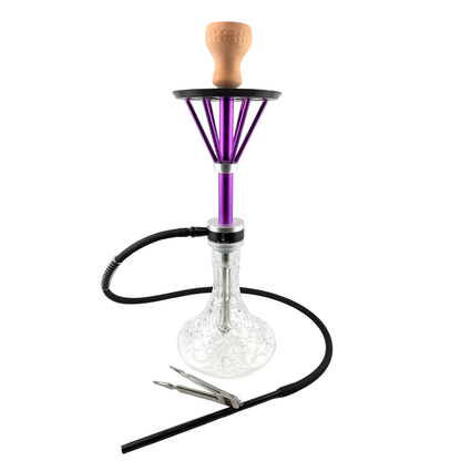 23" Mona Single Hose Tapered Wide Base Hookah