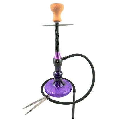 21" Mona Wide Bottom Ball Base Single Hose Hookah