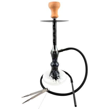 21" Mona Wide Bottom Ball Base Single Hose Hookah