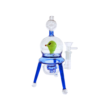 7.5" Alien Spaceship Glass Bong