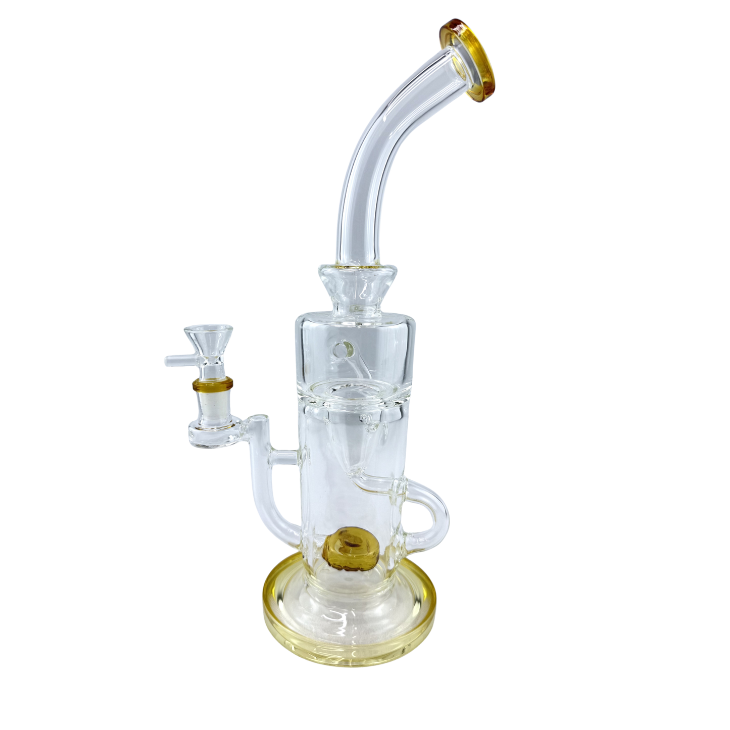 8" Shower Head Perc Glass Bong