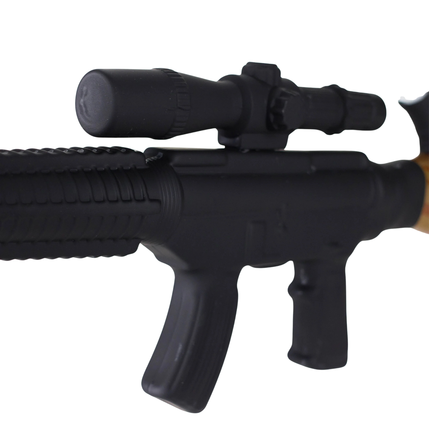 24" Huge Assault Rifle Bong Wooden Design