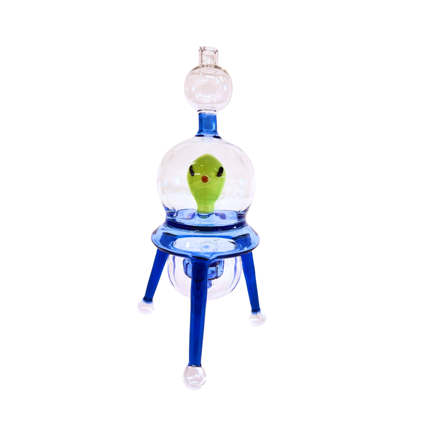 7.5" Alien Spaceship Glass Bong