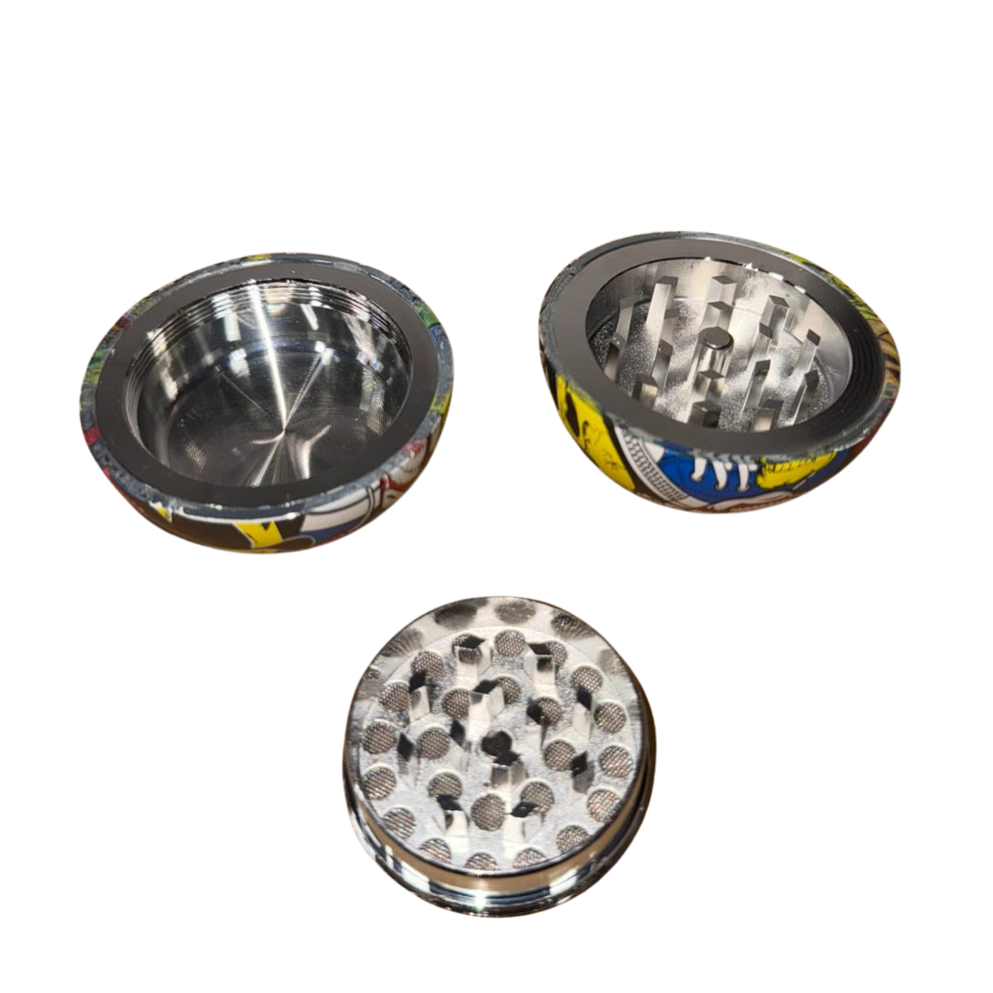 55mm colorful Spherical Metal Grinder-Character Theme