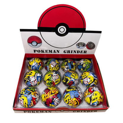 55mm colorful Spherical Metal Grinder-Character Theme